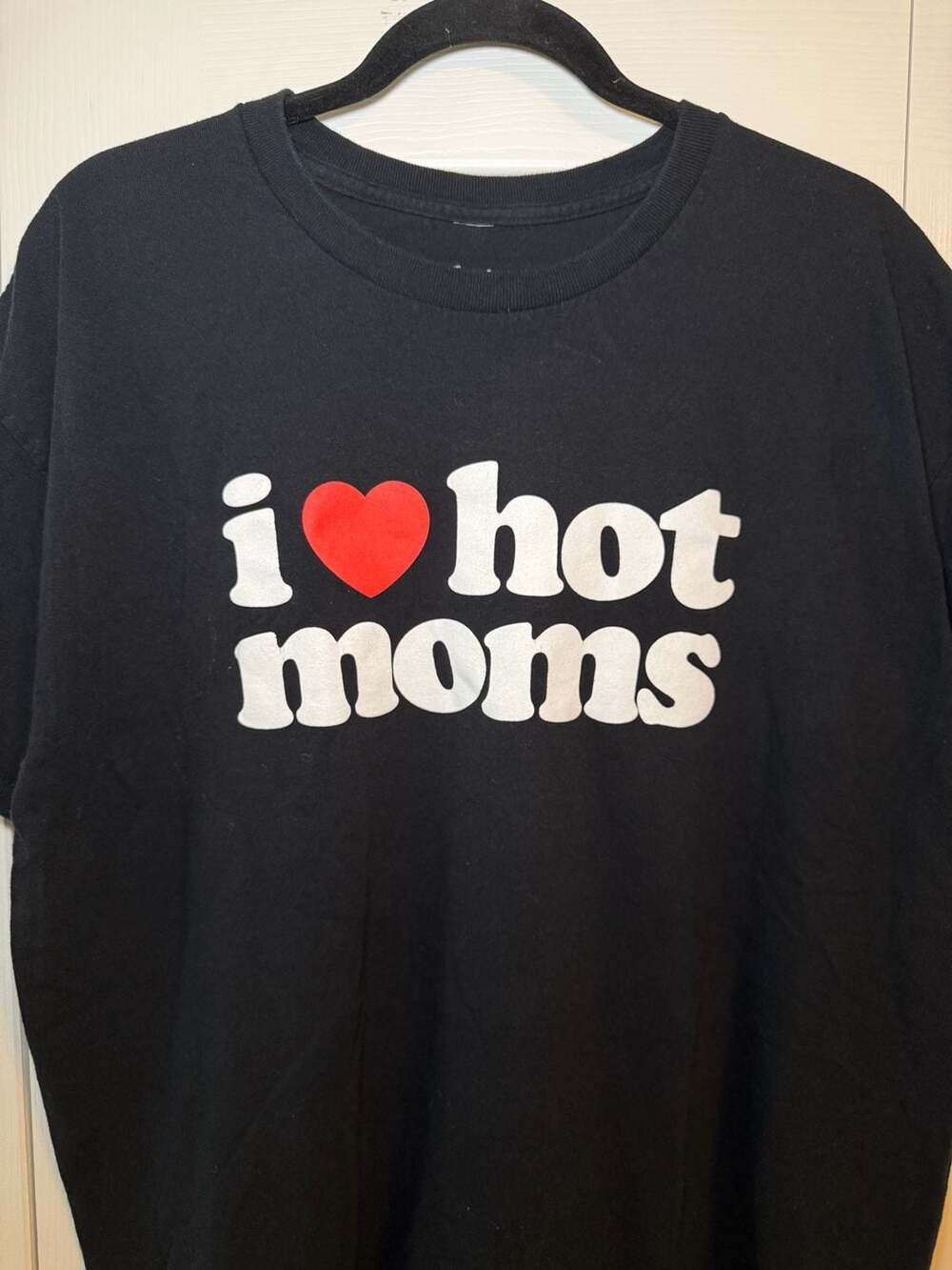 Danny Duncan I Love Hot Moms T-Shirt X-Large Black Graphic Tee